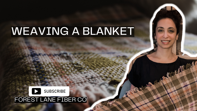 Weaving a Double Width Blanket on a Rigid Heddle Loom