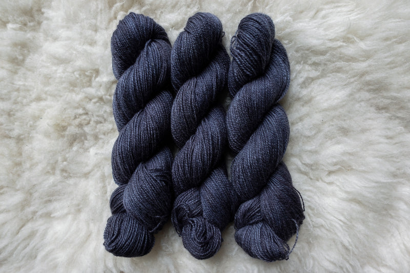 Slate - BFL Mohair (410 yds) - Fingering Weight - Non-Superwash