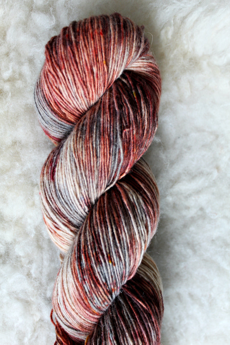 Apple Crumble - Rustic Luxe Single Ply - Fingering Weight - Non-Superwash