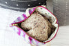 Fuchsia 2 - Sweater-Sized Project Bag - Shibori Tie-Dyed